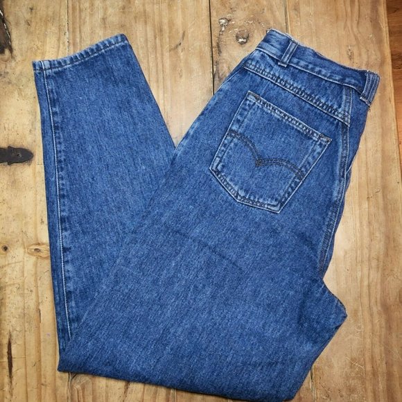 Vintage 90s LEVI'S 900 SERIES HIGH WAISTED JEANS Juniors SIZE 11 - Picture 2 of 6